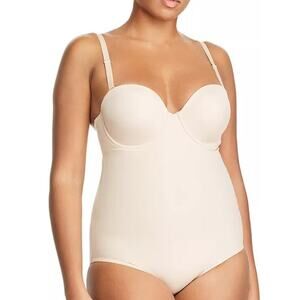Wacoal 36C Red Carpet Strapless + Straps Sand Nude Underwire Shapewear New